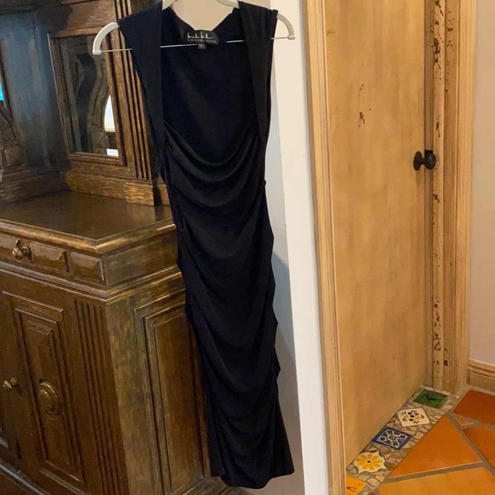 Nicole Miller black dress, midcalf